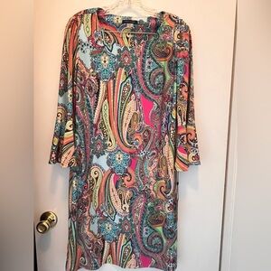 Tommy Hilfiger Multicolor Paisley Dress
